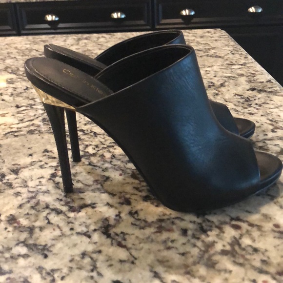 Calvin Klein Shoes - Calvin Klein high heel slide